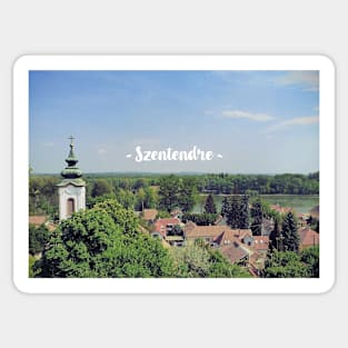 View of Szentendre in Hungary Sticker